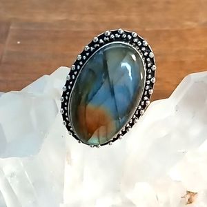 Labradorite Ring Size 9